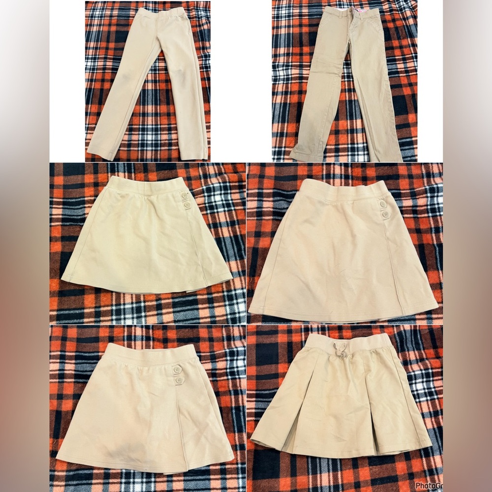 Cat & Jack girls uniform pants and skorts